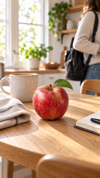 Ergebnis von /Lifestyle: der Apfel in einer Alltagsszene
