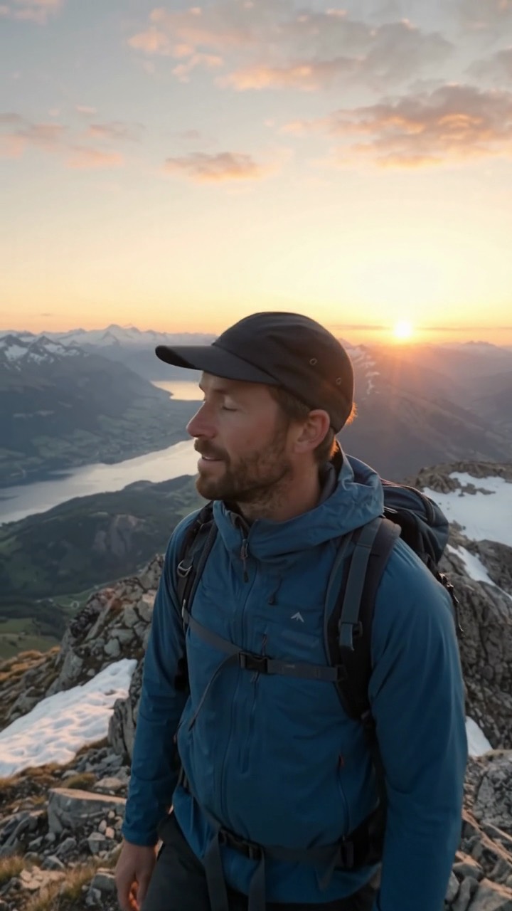 Ergebnis von /DollyIn: der Bergsteiger, die Kamera ist näher herangefahren